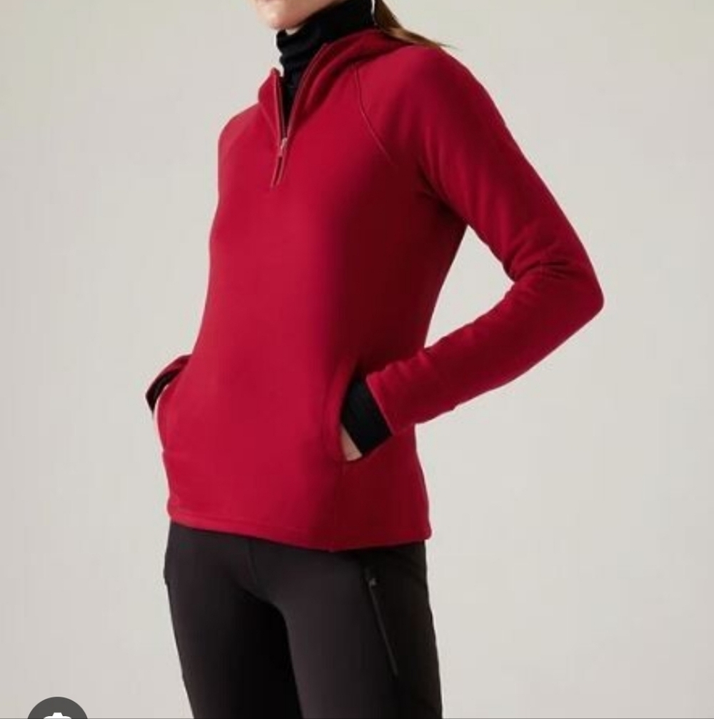 Athleta Altitude Polartec Fleece 1/4 Zip Pullover - Small